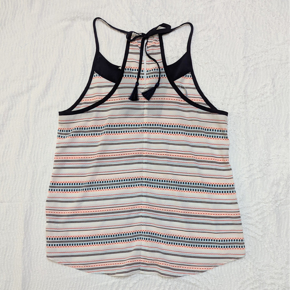 Athleta Women's Polyester Camisole Cami Tank Top Size Medium Striped Multicolor - Picture 2 of 4